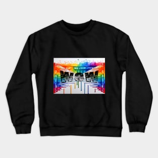 Rainbow design Crewneck Sweatshirt